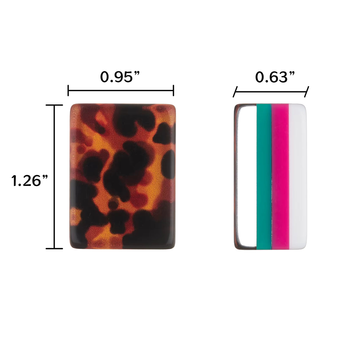 Leopard Mahjong Tiles Set 160pcs