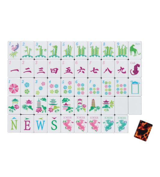 Leopard Mahjong Tiles Set 160pcs