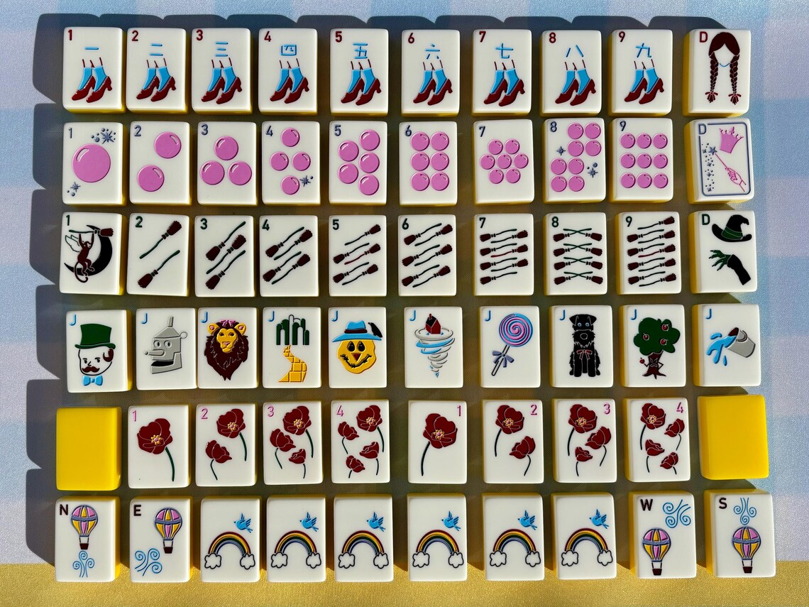 Wizard of Oz Mahjong Tiles Set 160pcs