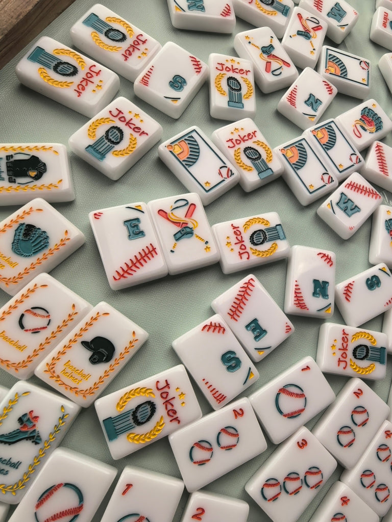 Baseball Mahjong Tiles Set 160pcs