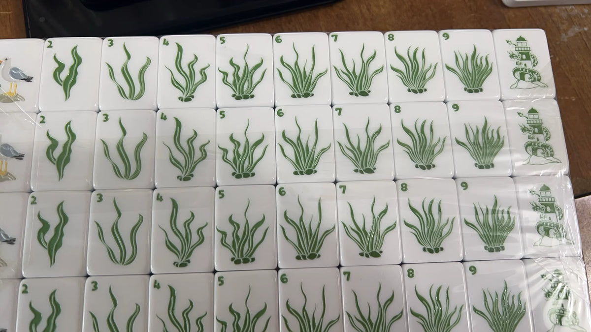 Deep Sea Ocean Mahjong Tiles Set 160pcs