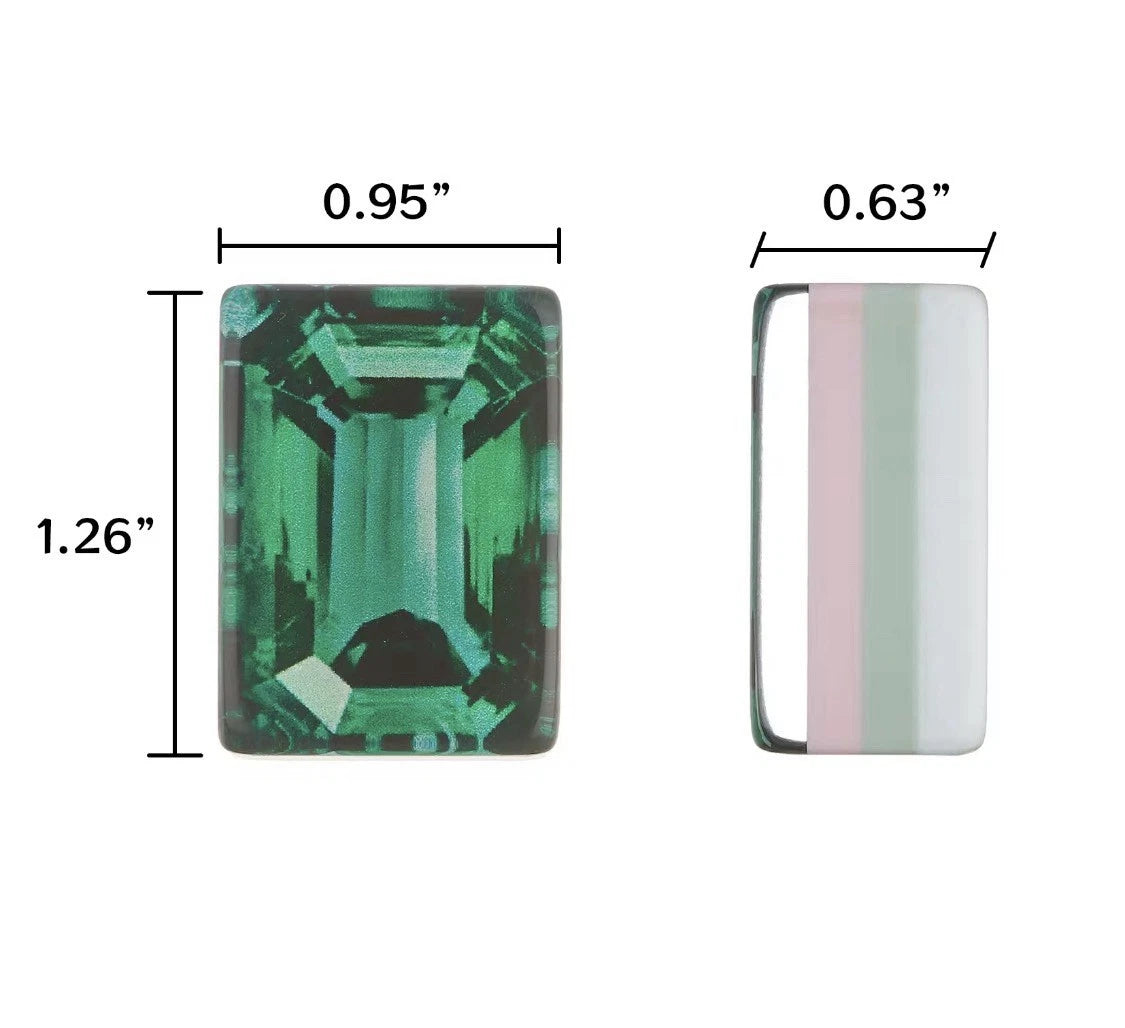 Green Gems Mahjong Tiles Set 160pcs