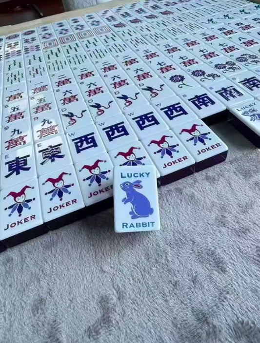 Lucky Purple Mahjong Tiles Set 160pcs