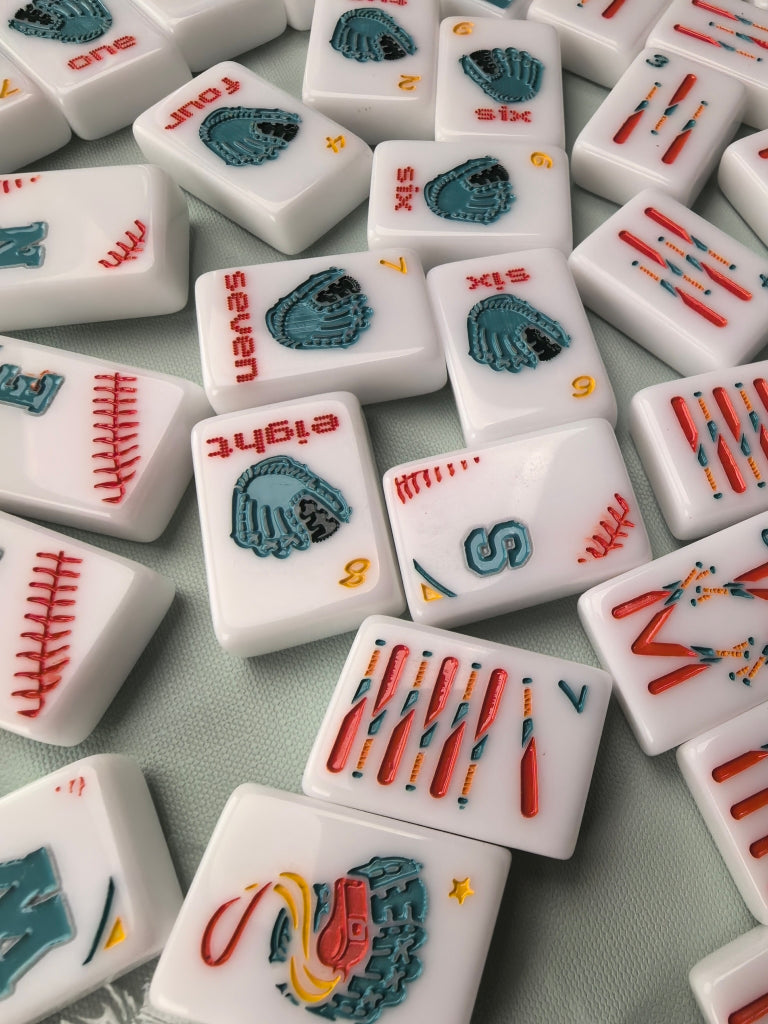 Baseball Mahjong Tiles Set 160pcs