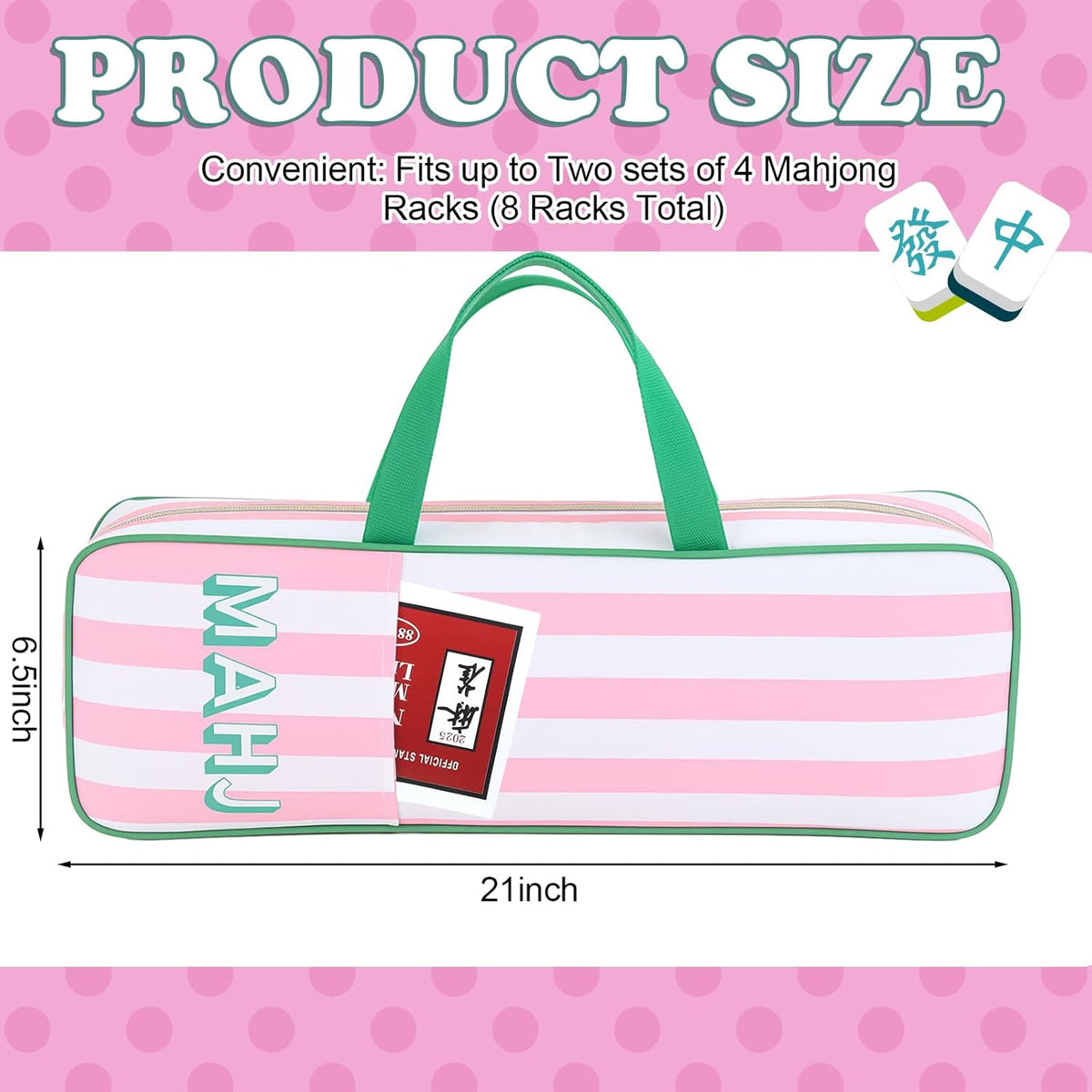 Mahjong Travel Carrying Bag