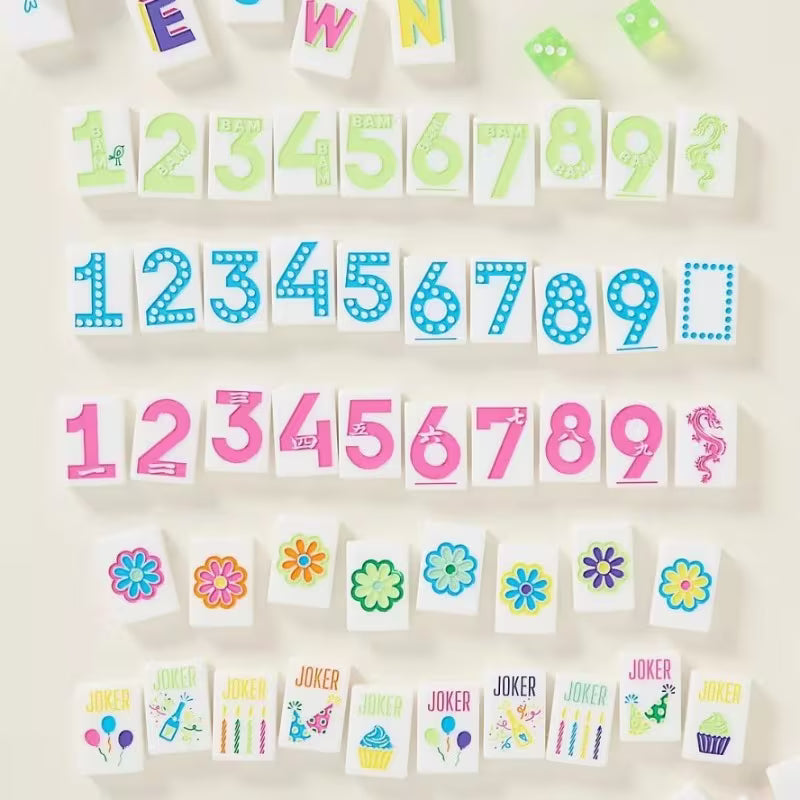 Celebration USA Mahjong Tiles Set 160pcs