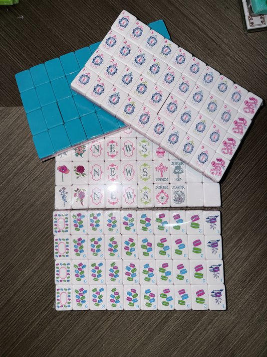 Candy Mahjong Tiles and Mat Set