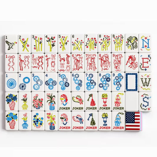 Miss America Mahjong Tiles Set 160pcs
