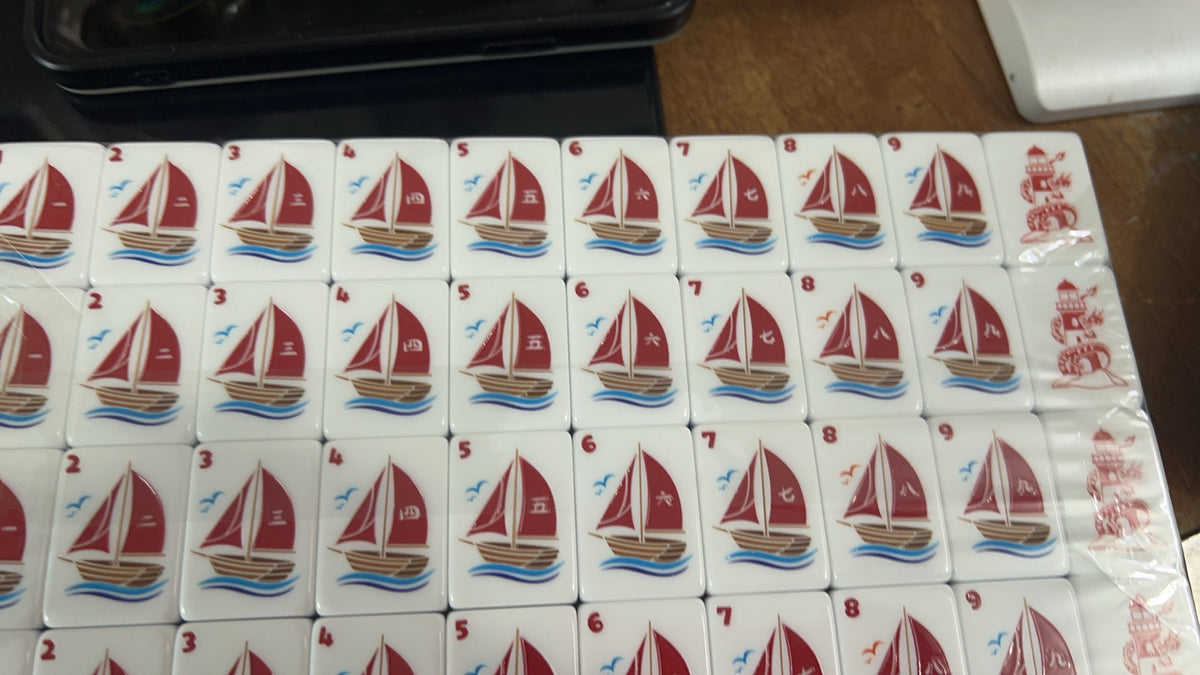 Deep Sea Ocean Mahjong Tiles Set 160pcs