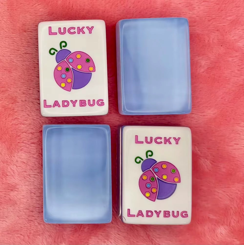 Lucky Blue Mahjong Tiles Set 160pcs