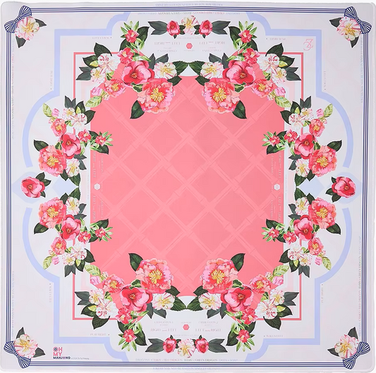 Elegant Flowers Mahjong Mat