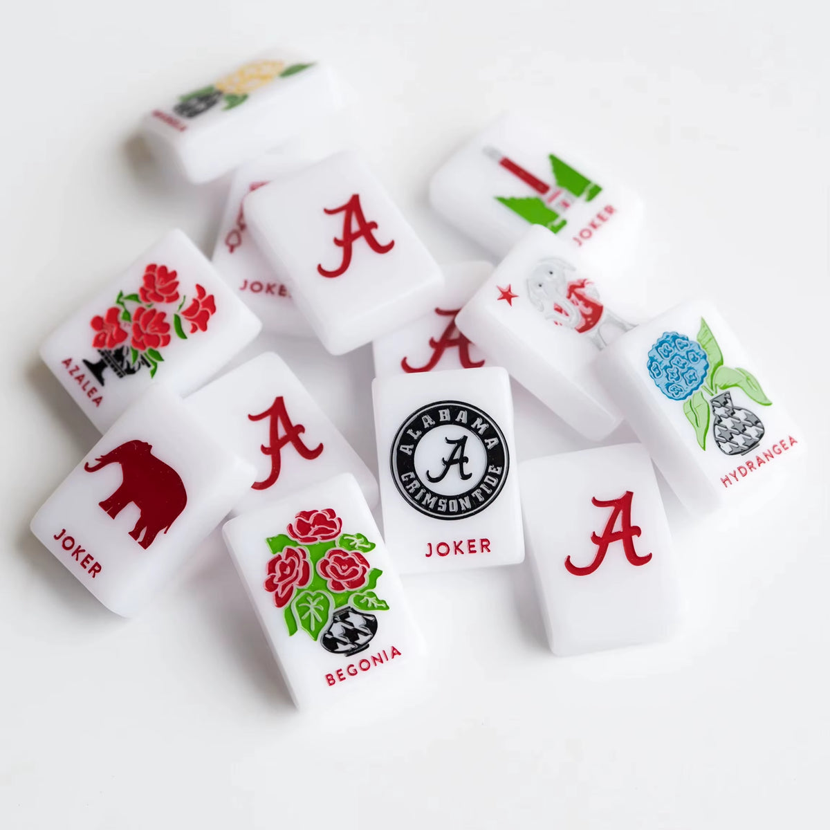 University of Alabama UA Mahjong Tiles Set 160pcs