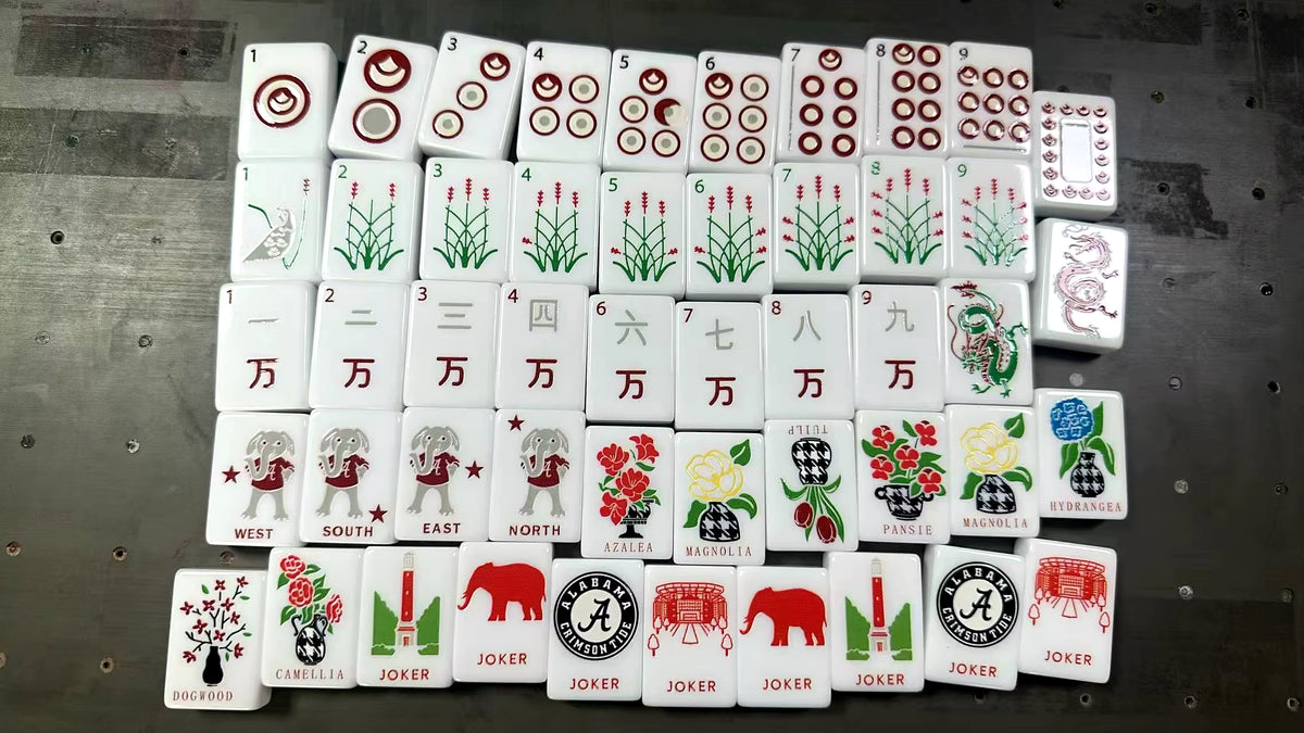 University of Alabama UA Mahjong Tiles Set 160pcs