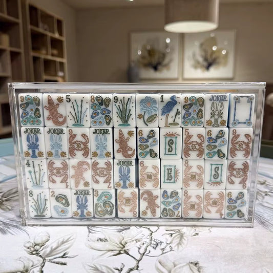 Ocean Coast Mahjong Tiles Set 160pcs