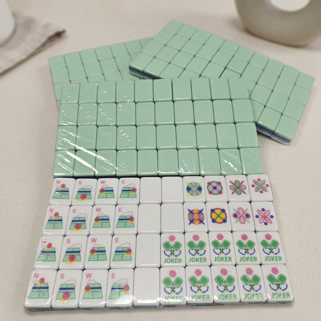 Pickleball Mahjong Tiles Set 160pcs