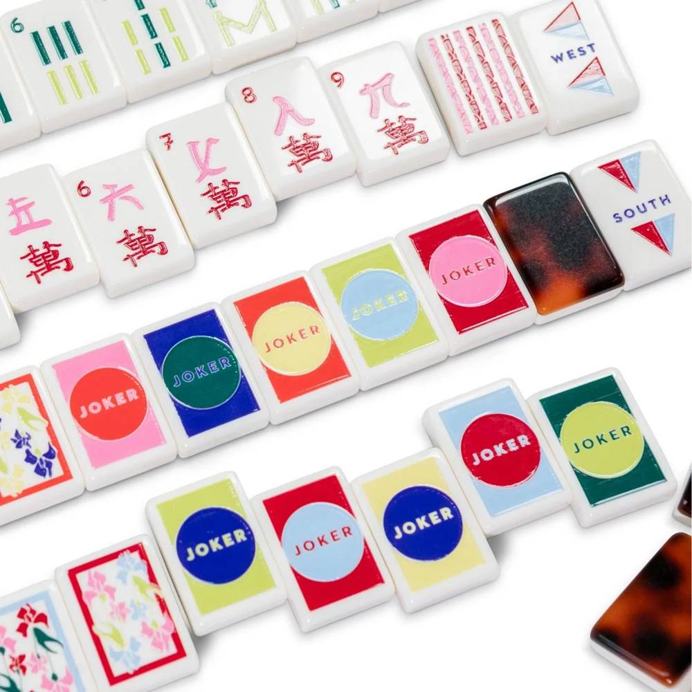 Multi-Color Pop Mahjong Tiles Set 160pcs