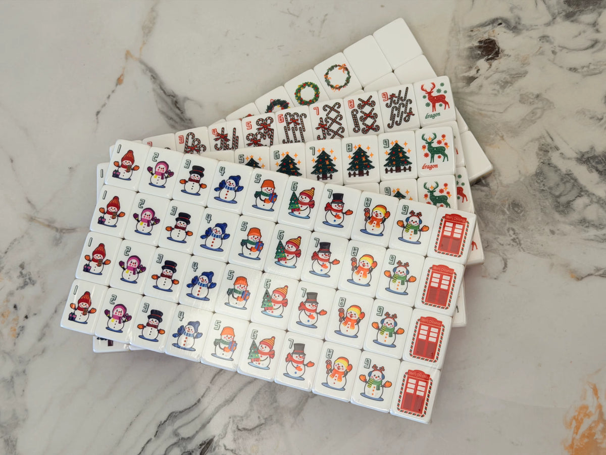 Christmas Present Mahjong Tiles Set 160pcs