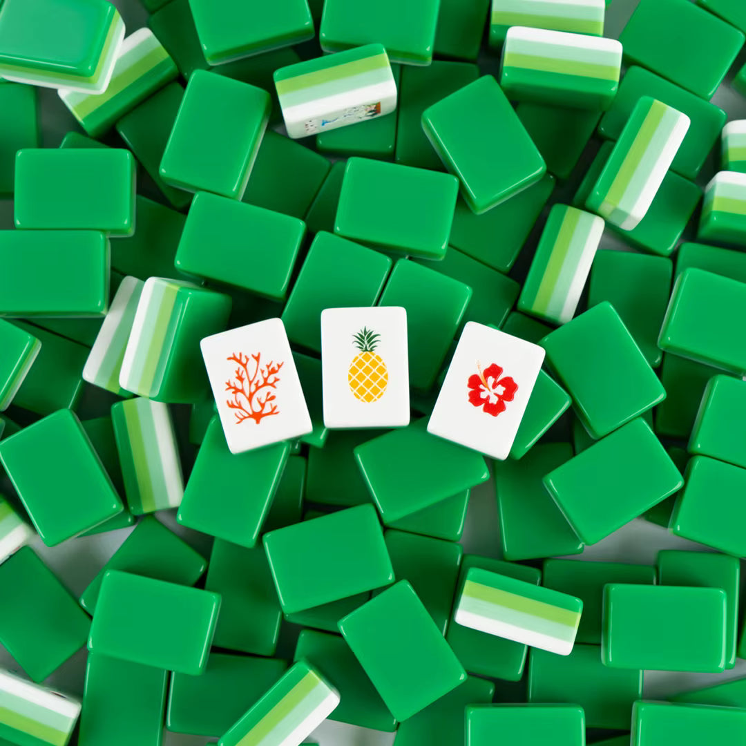 Ocean Green Mahjong Tiles Set 160pcs