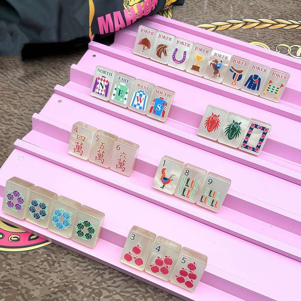 Pearl Derby Mahjong Tiles Set 160pcs