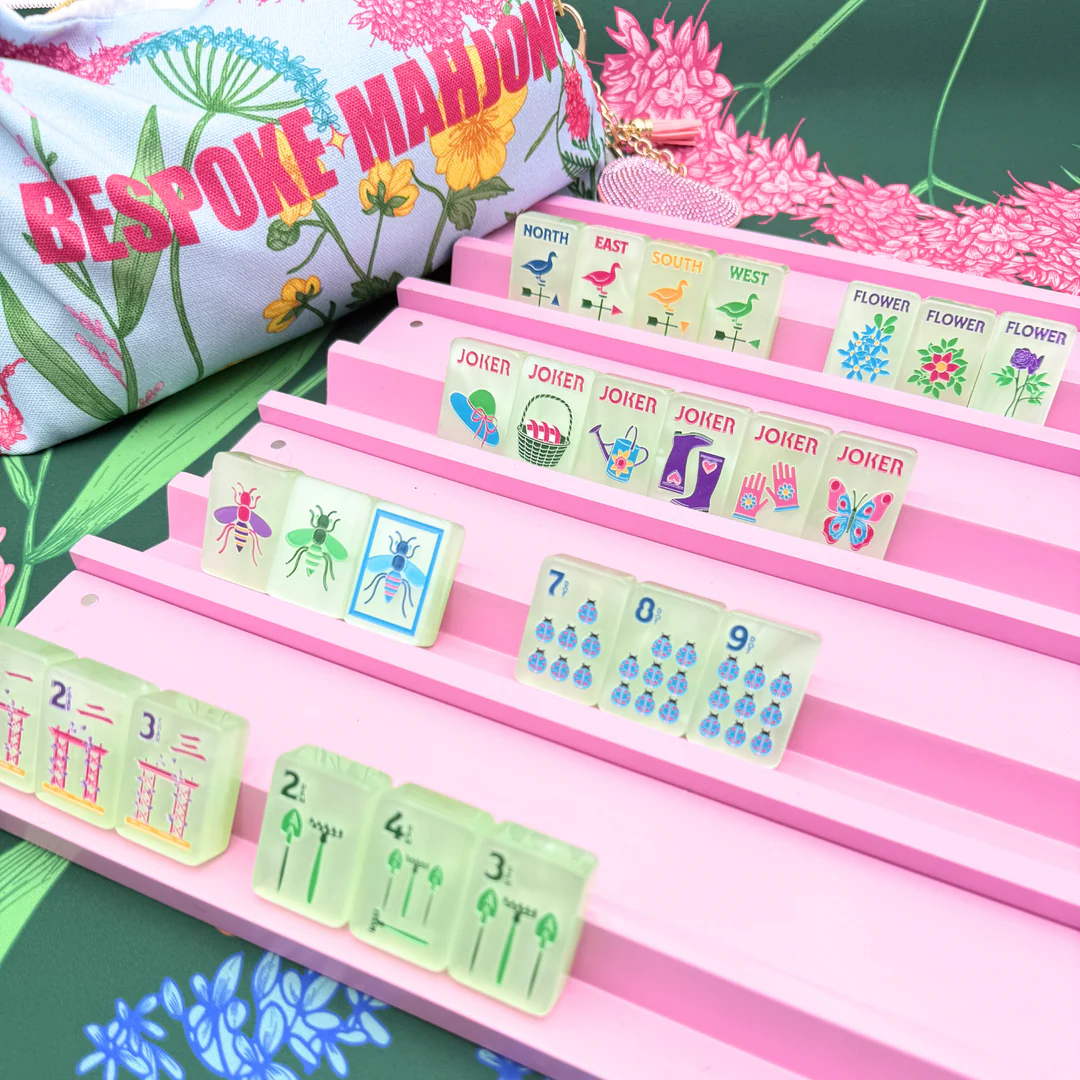 Pearl Green Garden Mahjong Tiles Set 160pcs