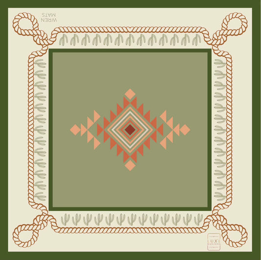 Gold Desert Mahjong Mat