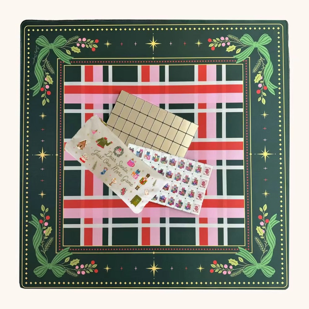 Colorful Christmas Mahjong Tiles Set 160pcs