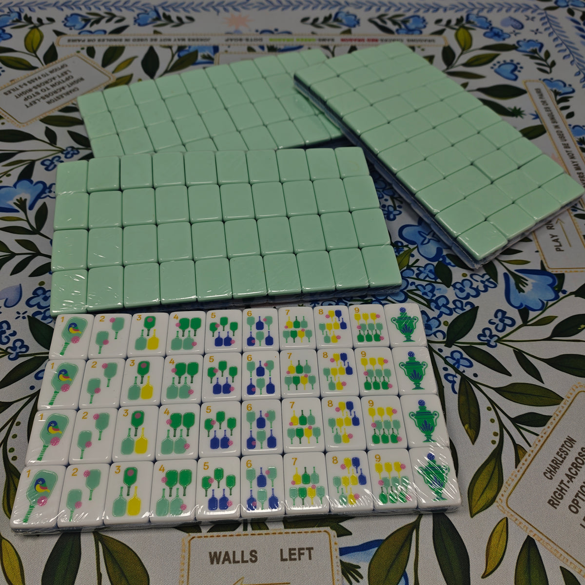 Pickleball Mahjong Tiles Set 160pcs