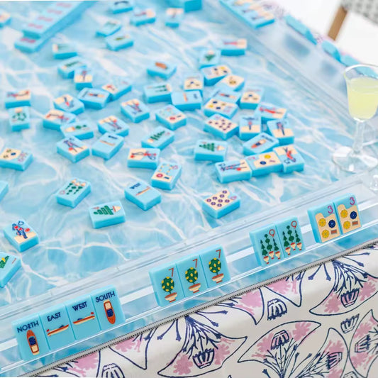 Summer Vacation Mahjong Tiles Set 160pcs