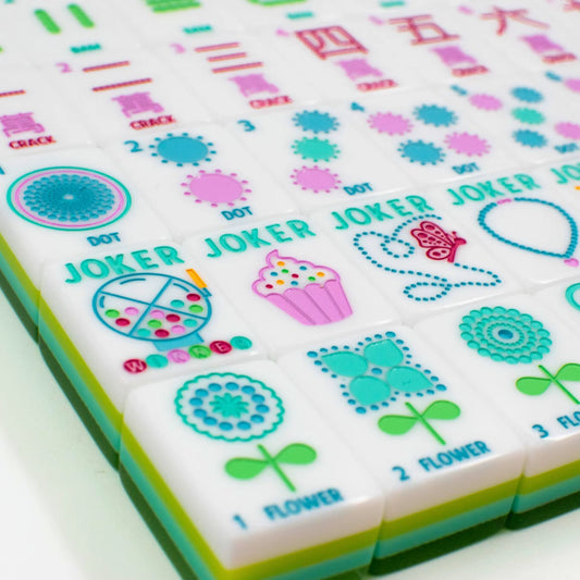 Summer Green Mahjong Tiles Set 160pcs