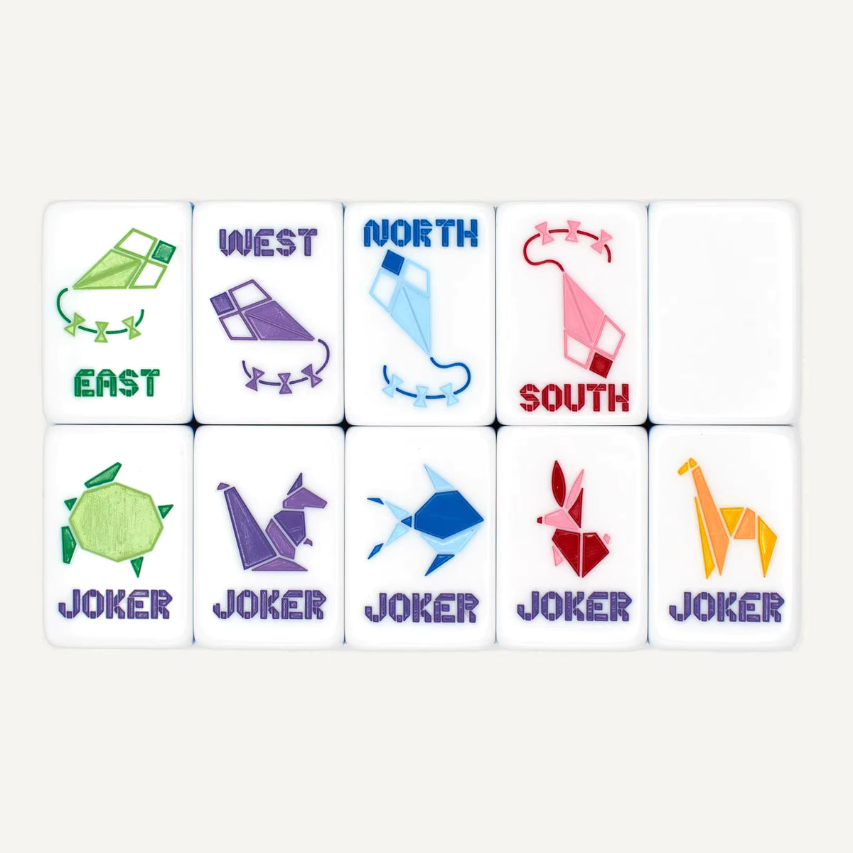 Origami Mahjong Tiles Set 160pcs
