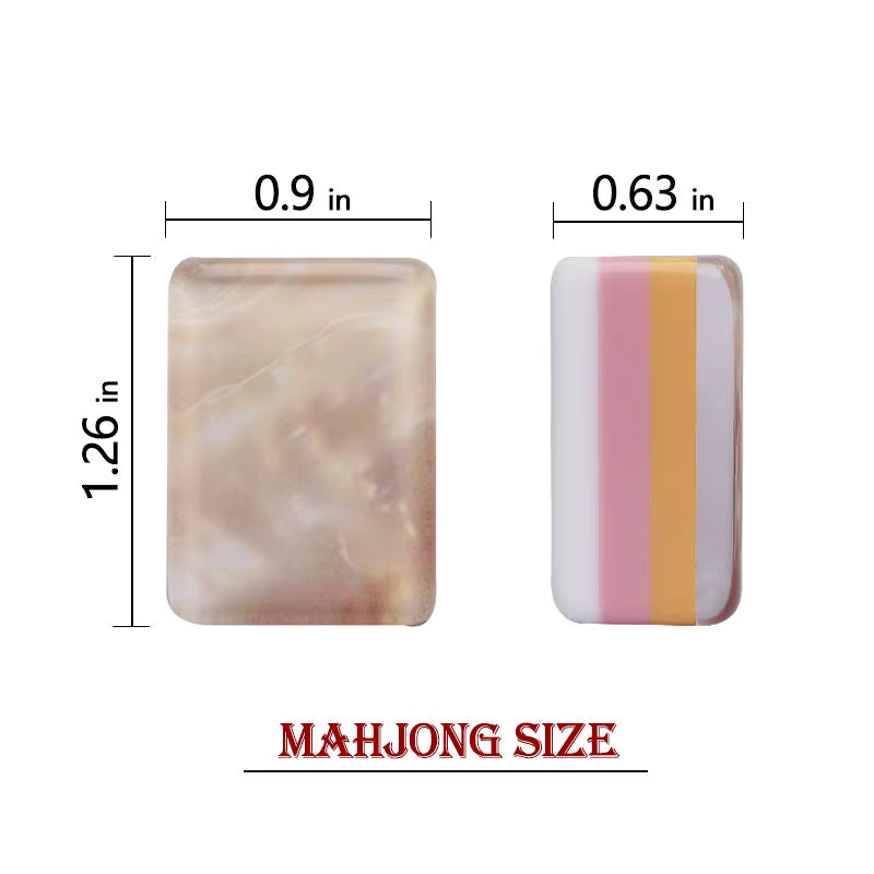 Eastern Flowers Mahjong Tiles Set 160pcs
