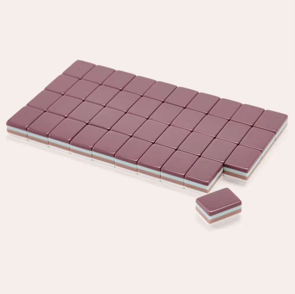 Brown Mint Mahjong Tiles Set 160pcs