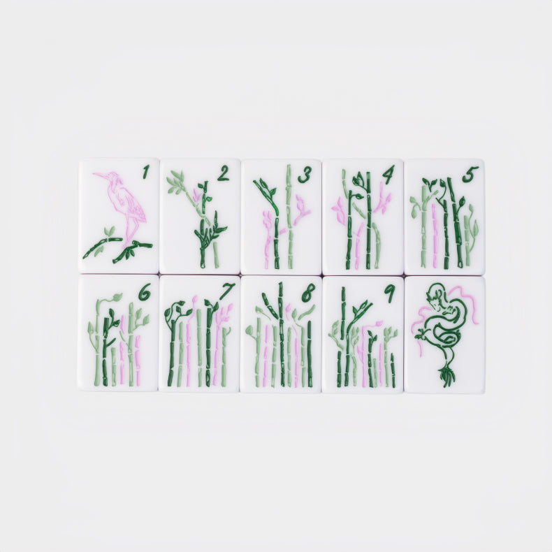Jade Mahjong Tiles Set 160pcs