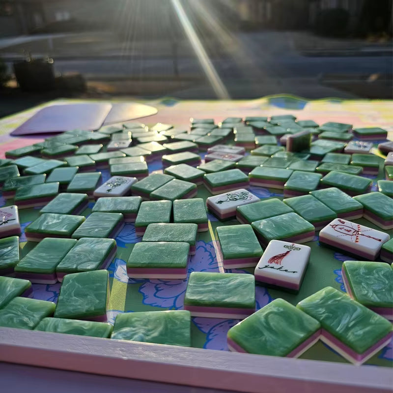 Jade Mahjong Tiles Set 160pcs