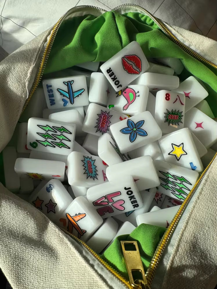 Vintage Fun Mahjong Tiles Set 160pcs