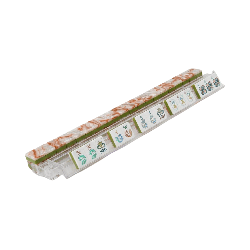 Red Marble Mahjong Tiles Set 160pcs