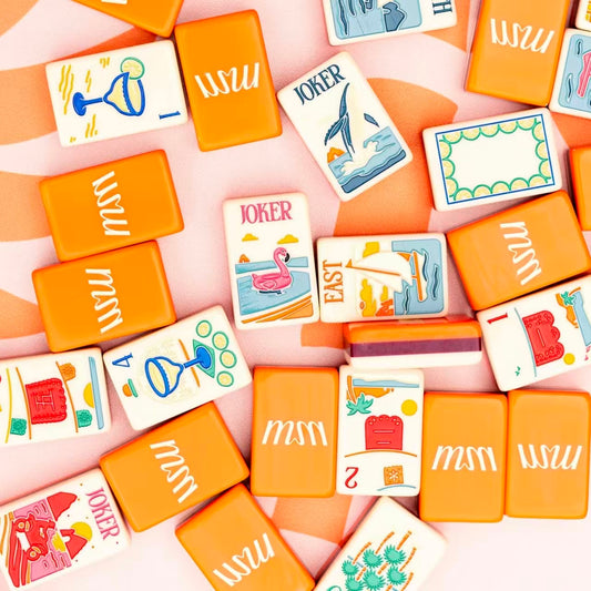 Tropical Fiesta Mahjong Tiles Set 160pcs