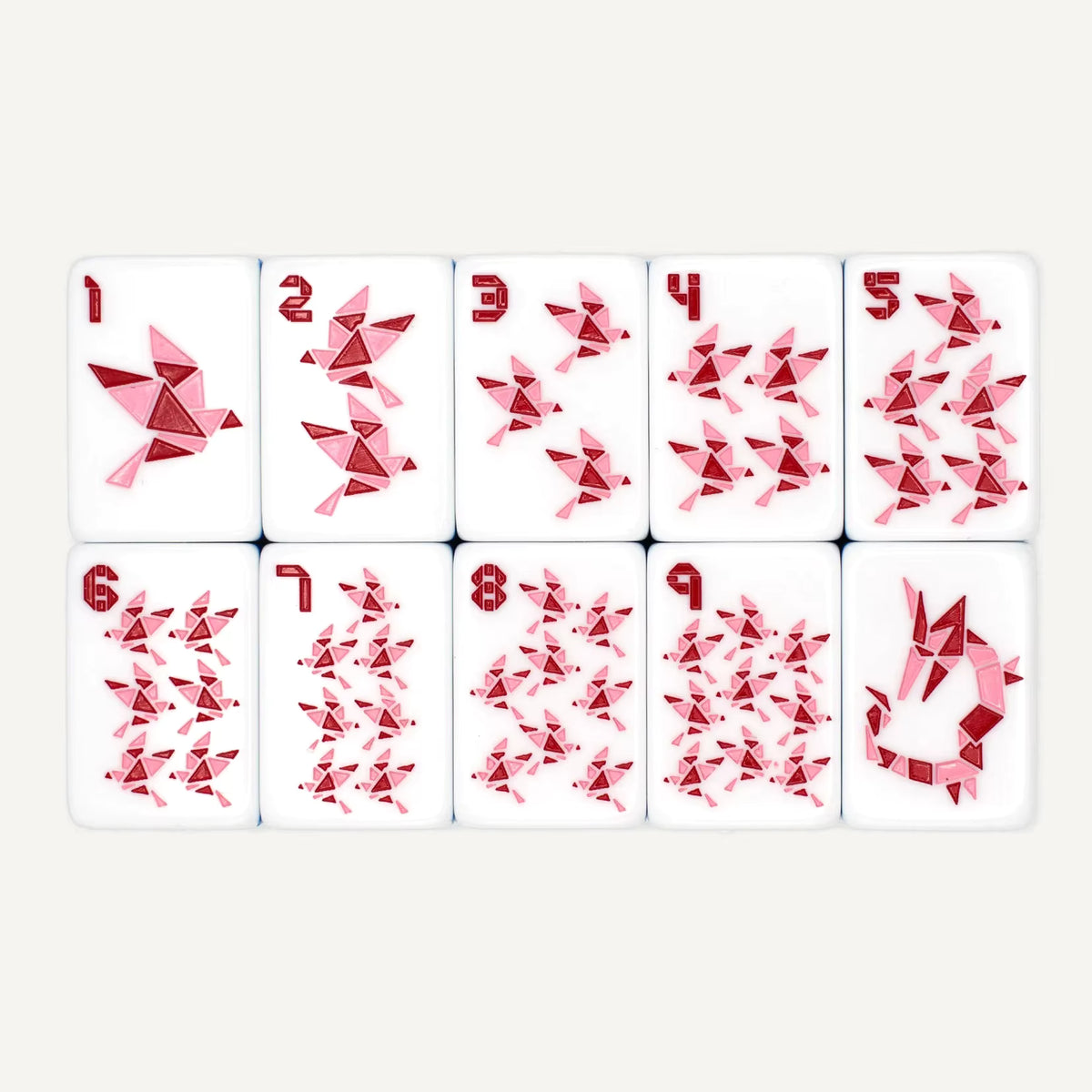 Origami Mahjong Tiles Set 160pcs