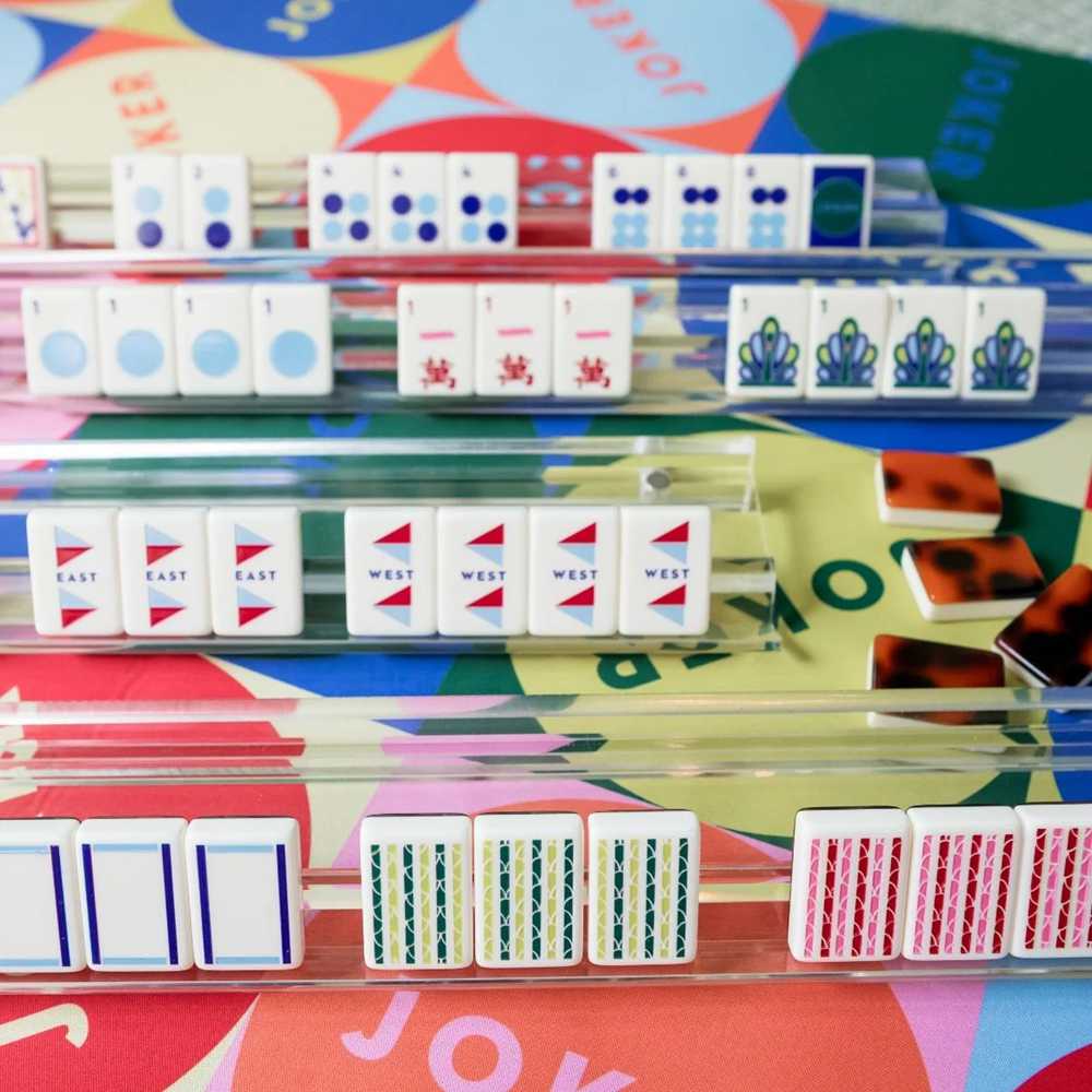 Multi-Color Pop Mahjong Tiles Set 160pcs