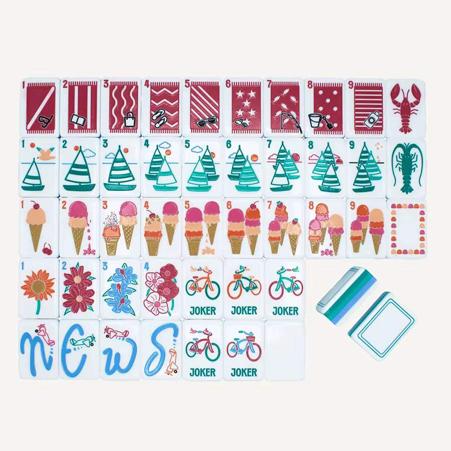 Summer Breeze Mahjong Tiles Set 160pcs
