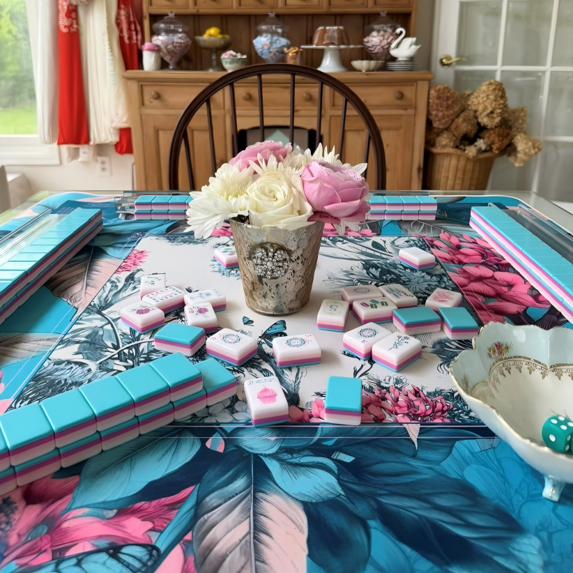 Candy Mahjong Tiles and Mat Set
