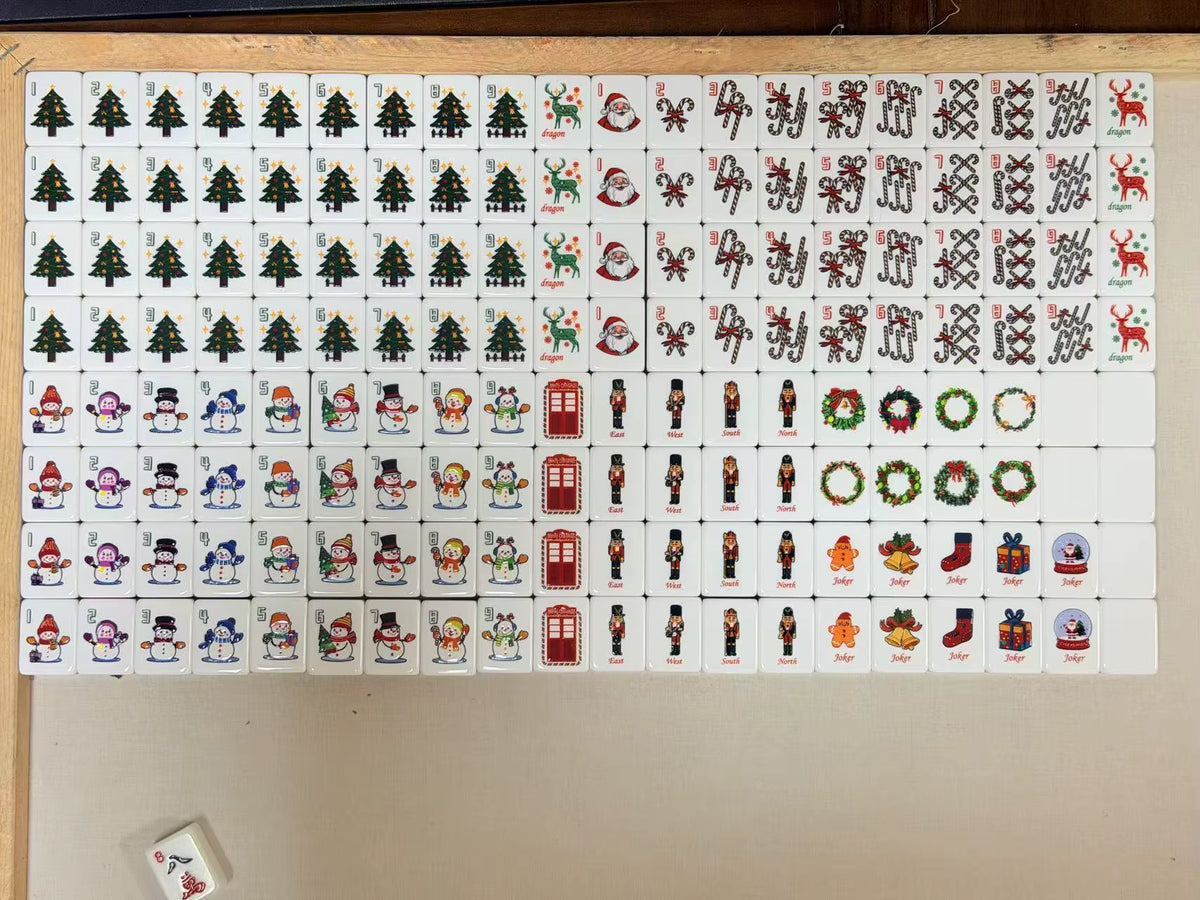 Christmas Present Mahjong Tiles Set 160pcs