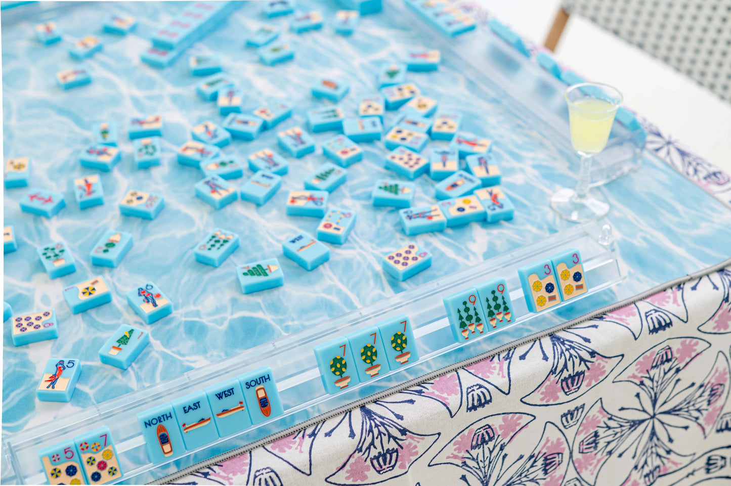 Summer Vacation Mahjong Tiles Set 160pcs