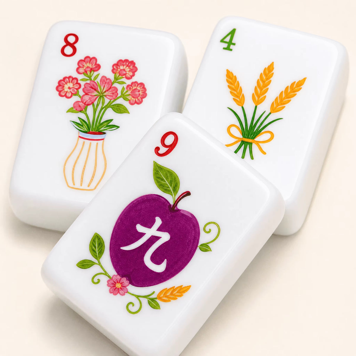 Cottage Mahjong Tiles Set 160pcs