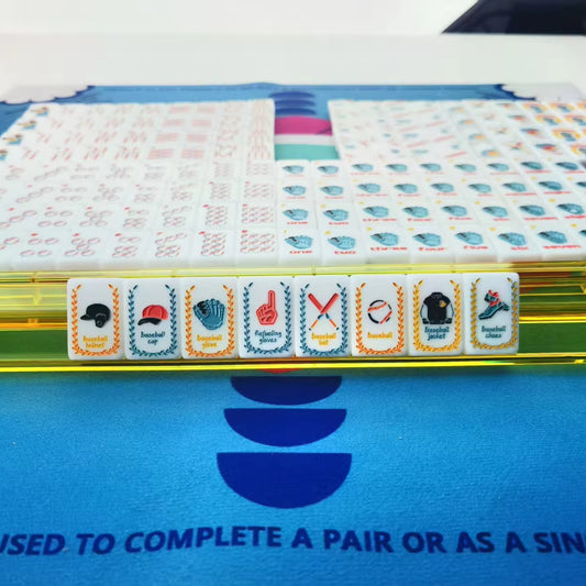 Baseball Mahjong Tiles Set 160pcs