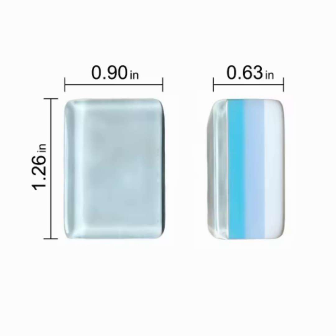 Ice Blue Mahjong Tiles Set 160pcs
