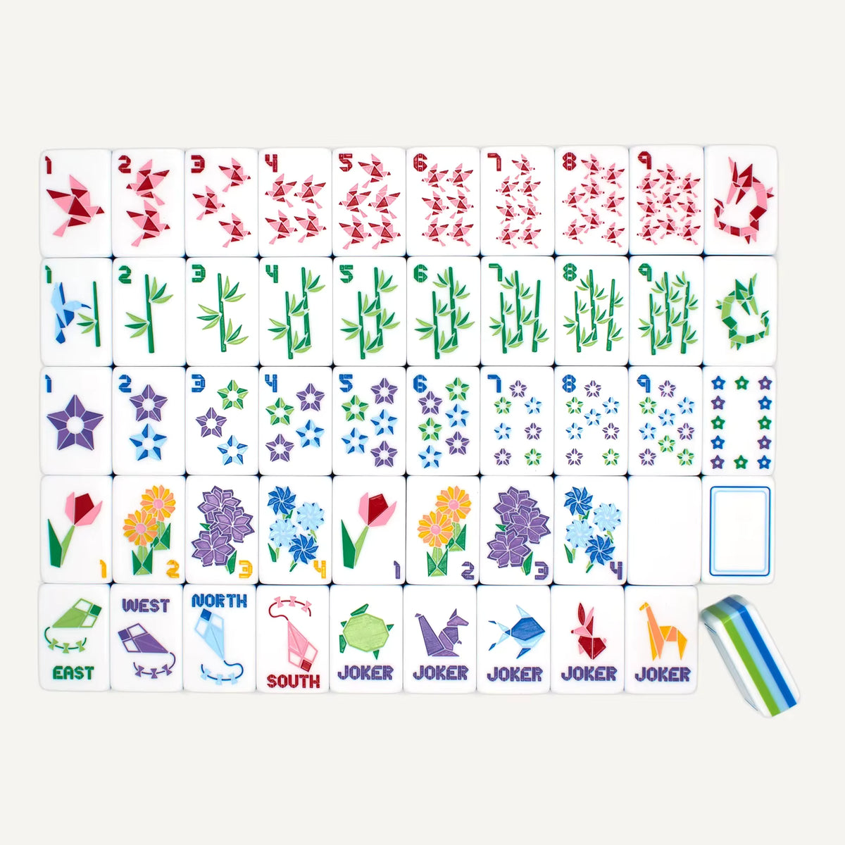 Origami Mahjong Tiles Set 160pcs
