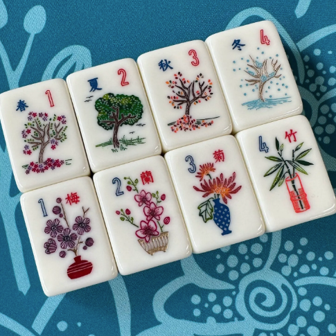 Chinese Dragon Mahjong Tiles Set 160pcs