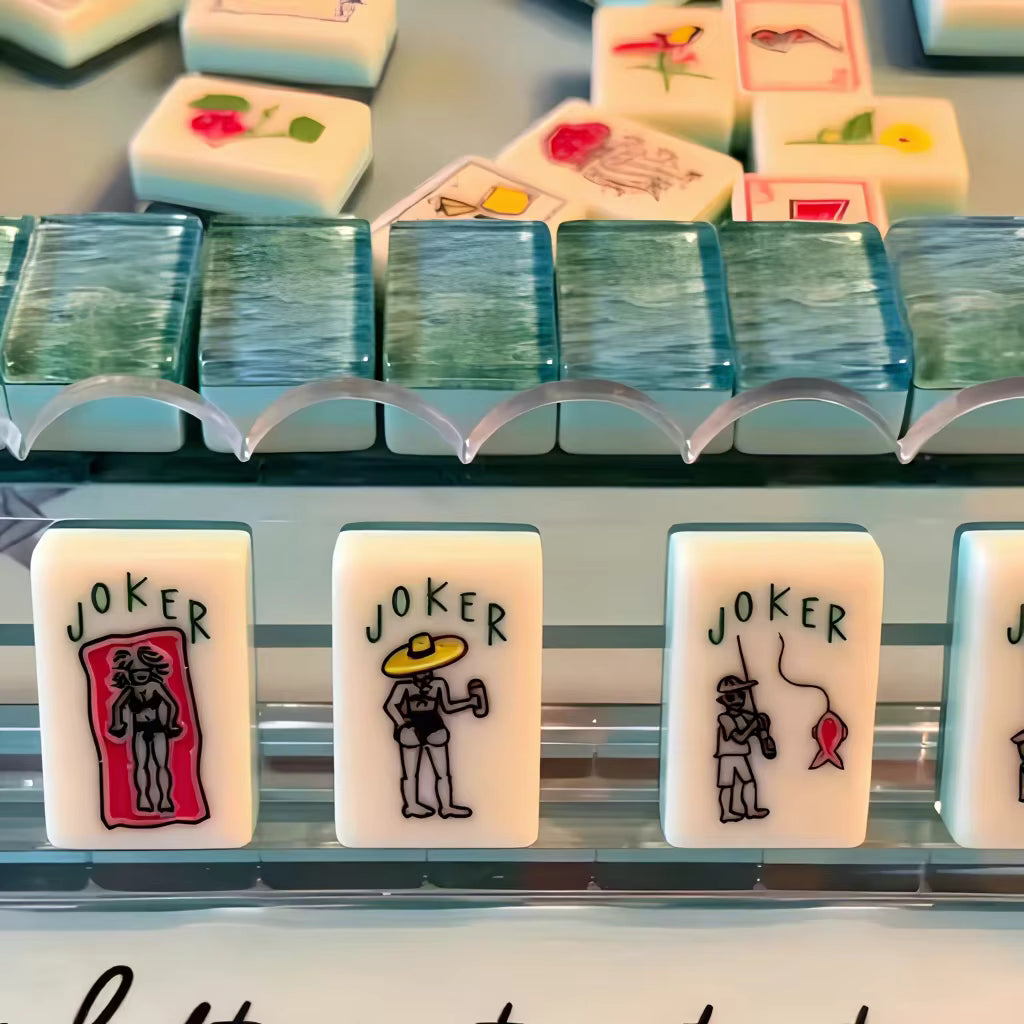 Summer Green Mahjong Tiles Set 160pcs
