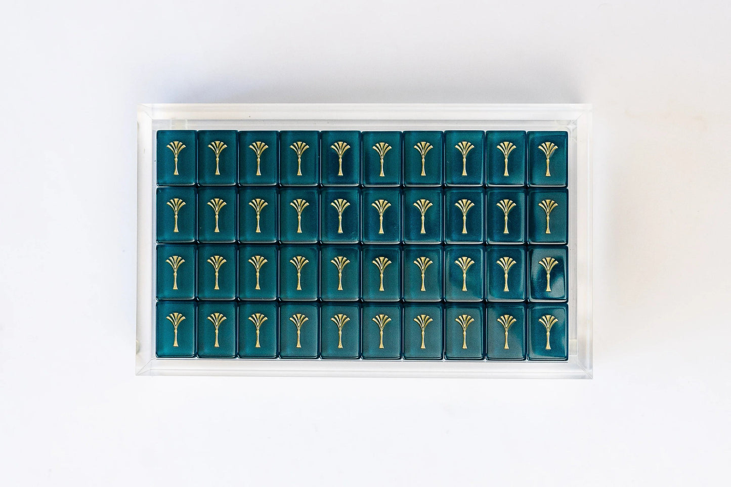 Green Oriental Mahjong Tiles Set 160pcs